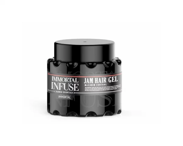 Das Immortal Jam Hair Gel verleiht Ihrem Haar eine langanhaltende Form, die bis zu 24 Stunden hält. Es hinterlässt keinerlei Rückstände und sorgt für eine saubere Optik. Die speziellen Inhaltsstoffe in seiner Formel schützen die natürliche Haarstruktur und wirken vorbeugend gegen Haarspliss und Haarausfall, der durch die Verwendung von Gel entstehen könnte.