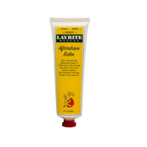 Das Layrite Aftershave Balm ist ein Pflegeprodukt, das nach der Rasur aufgetragen wird, um die Haut zu beruhigen und zu pflegen.