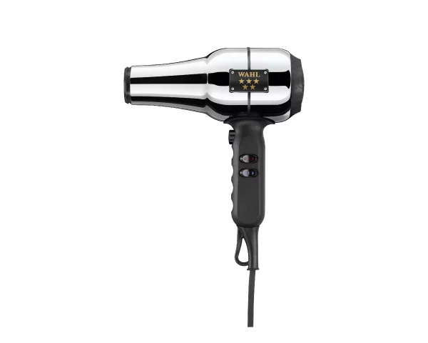 Wahl Barber Dryer/ Haartrockner in retro Chrom-Optik für einen professionellen Look