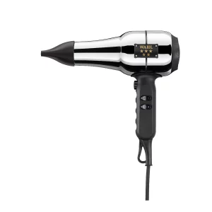 Wahl Barber Dryer/ Haartrockner in retro Chrom-Optik für einen professionellen Look