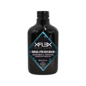 Xflex Cremagel After Shave Ghiaccio, von italienischer Marke Xflex, erfrischt und strafft die Haut dank seiner natürlichen Inhaltsstoffe wie reinem Menthol.