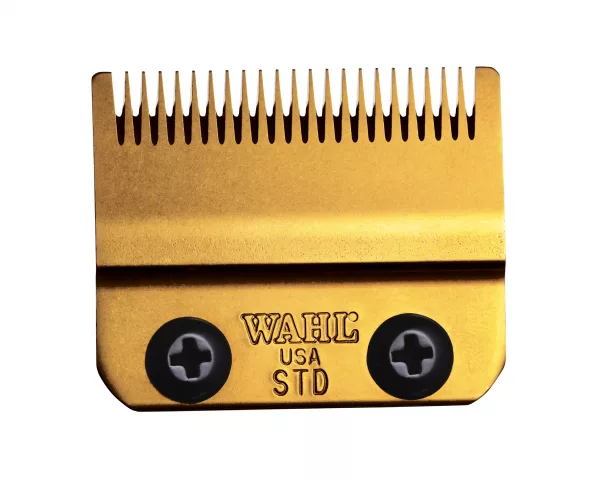 Wahl Schneidsatz GOLD Staggertooth für Magic Clip Cordless. Kommt mit Öl und Schrauben. Schnittlängen von 0,5 mm - 1,2 mm.