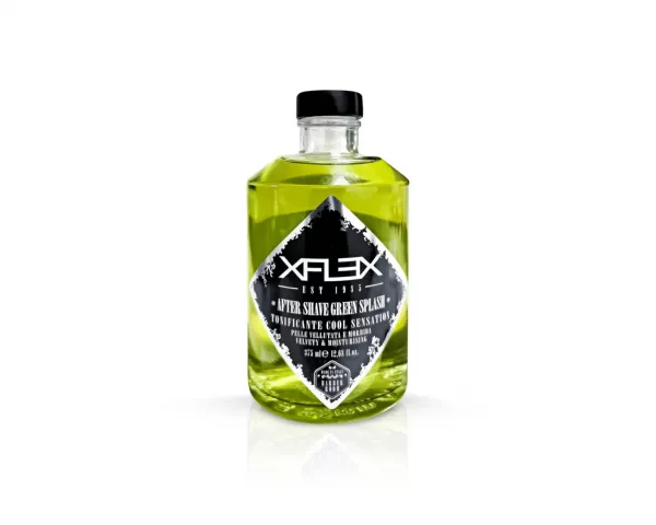 XFLEX After Shave Green Splash - Verjüngen Sie sich mit jedem Spritzer! Wir stellen Ihnen den XFLEX After Shave Green Splash vor, den Inbegriff erfrischender Post-Shave-Pflege.